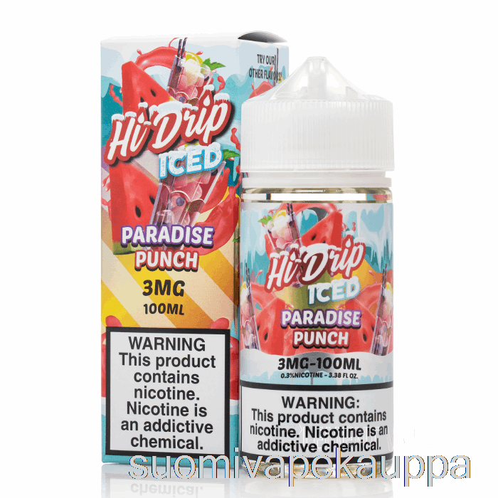 Vape Suomi Iced Paradise Booli - Hi-drip E-nesteet - 100ml 3mg